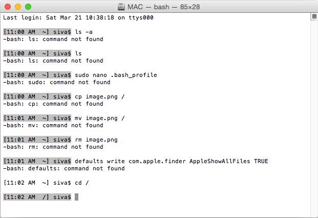 powerful mac terminal commands for repair